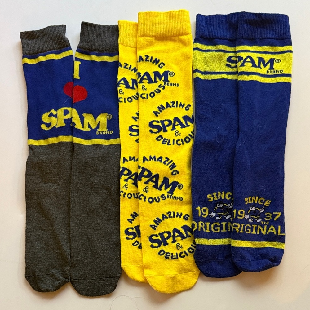 Spam Brand Men's 3pk Sock bundle